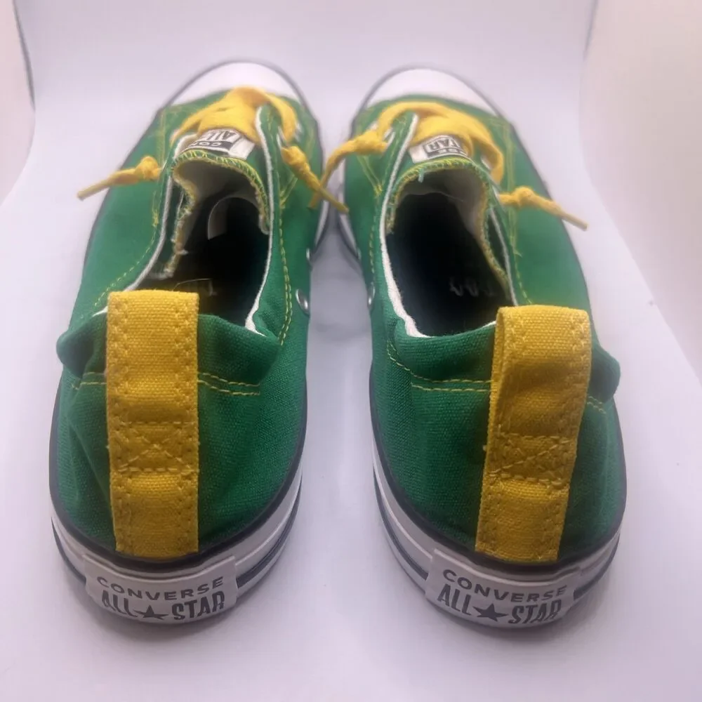 Converse Chuck Taylor All-Star Shoes Green & Yellow Slip On Sz Mens 8 Womens 10 - Picture 4 of 6